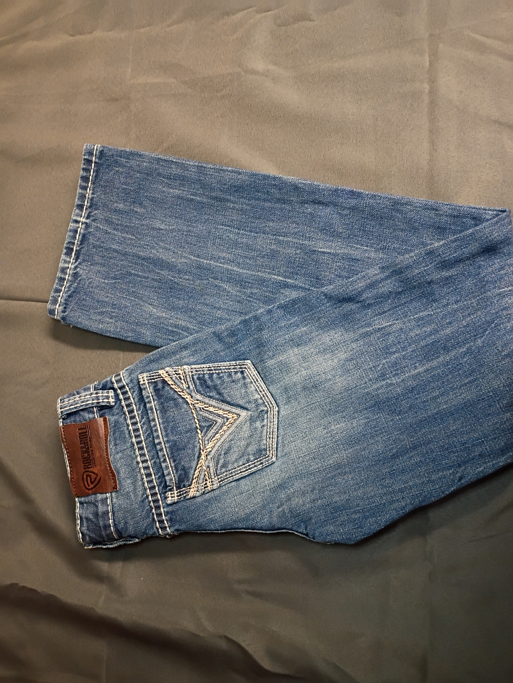 Rock & Roll Cowgirl Kids Bootcut Blue Jeans